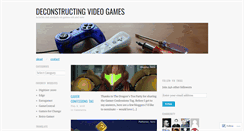 Desktop Screenshot of deconstructingvideogames.com
