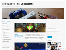 Tablet Screenshot of deconstructingvideogames.com